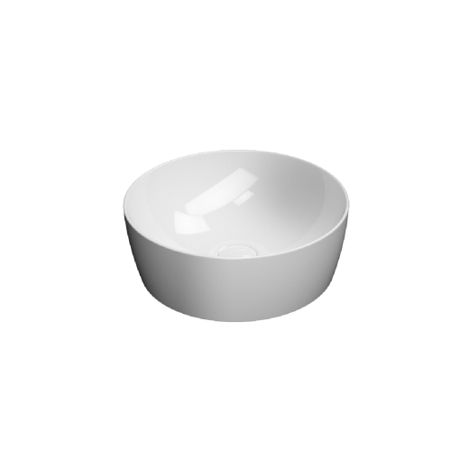 Pura 40 Round Vessel Basin White