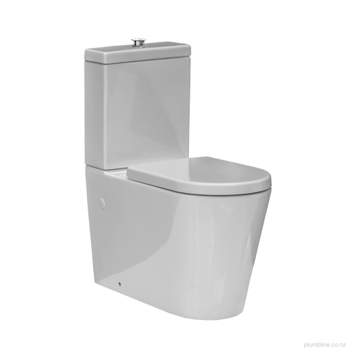 Evo 70 Accessible Back To Wall Toilet Suite with Care Seat & Raised Button