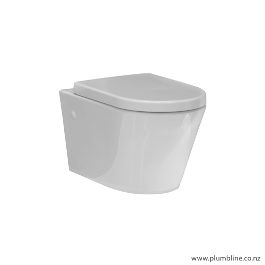 Evo Rimless Wall Hung Toilet Thick Seat