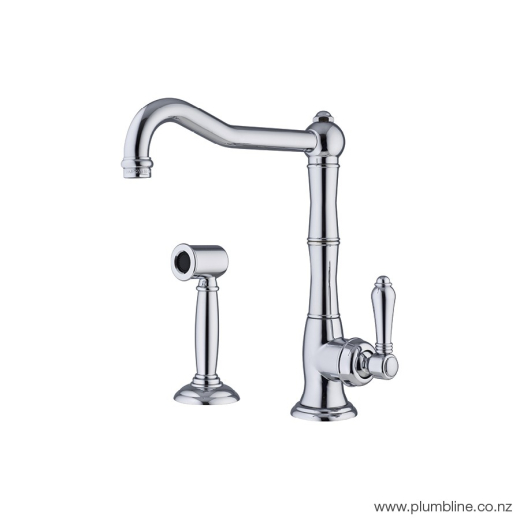 Regal 1 Hole Kitchen Mixer With Rinse Spray