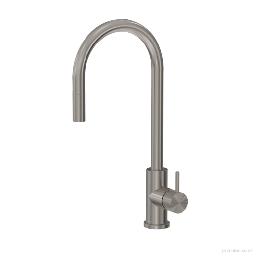 Oli 316 Kitchen Mixer Round Pull Out Spray With Linea Handle