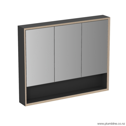 Ply25 900 Mirror Cabinet 3 Door