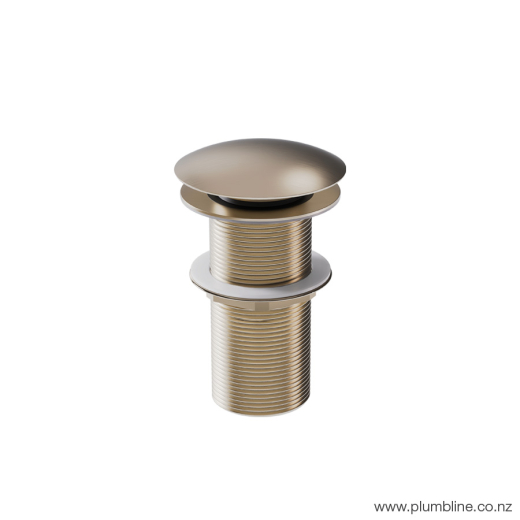 Progetto Pop Up Basin Waste 32mm No Overflow Brushed Brass PVD