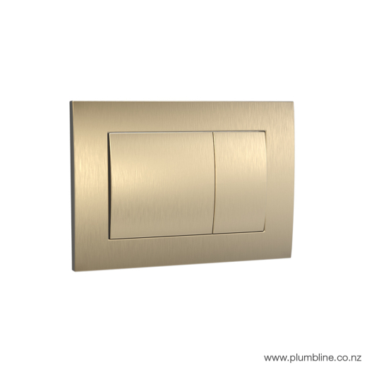 Metal Flush Panel Brushed Brass PVD