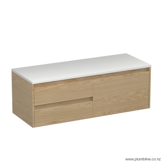 Stanza Opaco 1200 3 Drawer Vanity Right