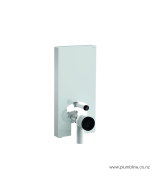 Axent Back To Wall Cistern White Glass
